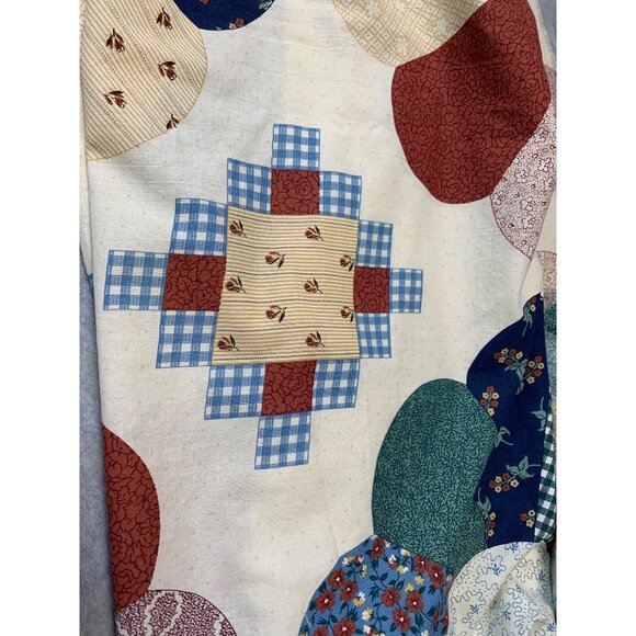 Vintage Springs Industries 43x45 Cotton Fabric Patchwork Flower Design Multicolo - Picture 3 of 6